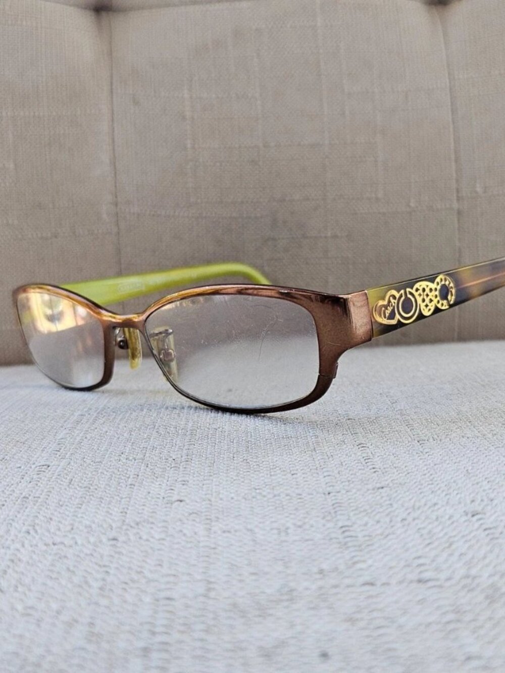 Coach Women Eyeglasses Frame 9046 Satin Brown HC5007 WILLOW Eyewear Glasses